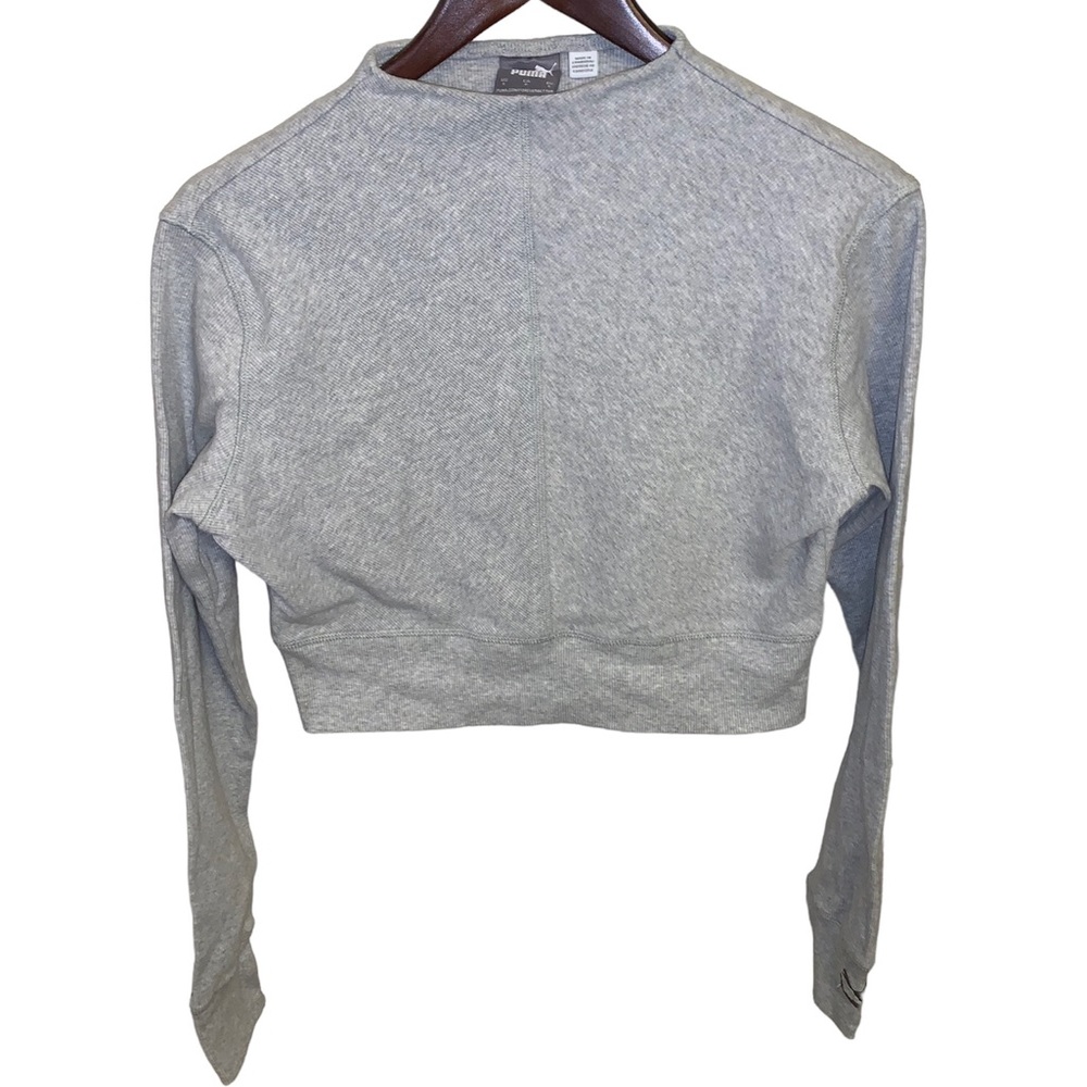 Puma ladies activewear long sleeve crop top